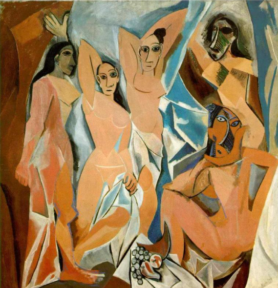 Pablo Picasso: Les demoiselles d’Avignon (1907), Museum of Modern Art